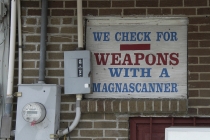 signs check weapons